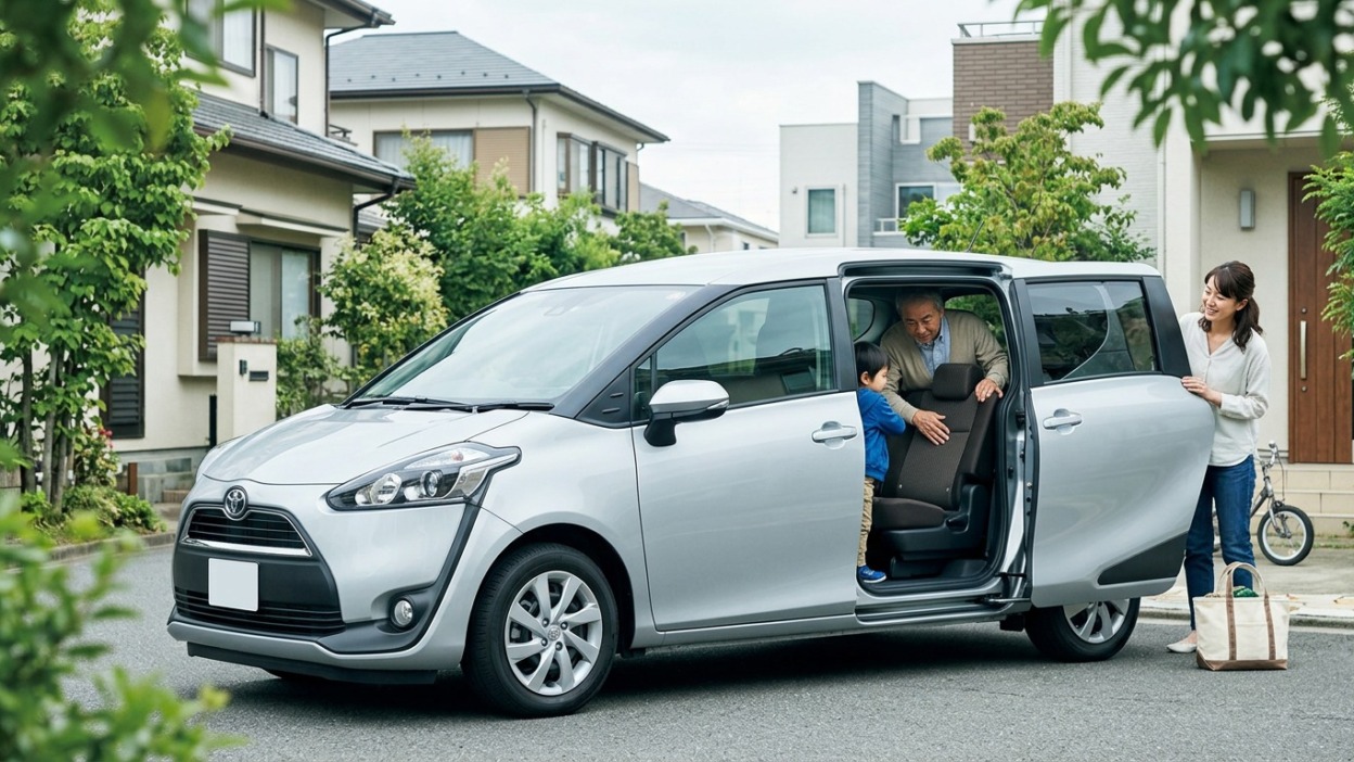 Toyota Sienta из Японии: компактвэн на 7 мест для семьи