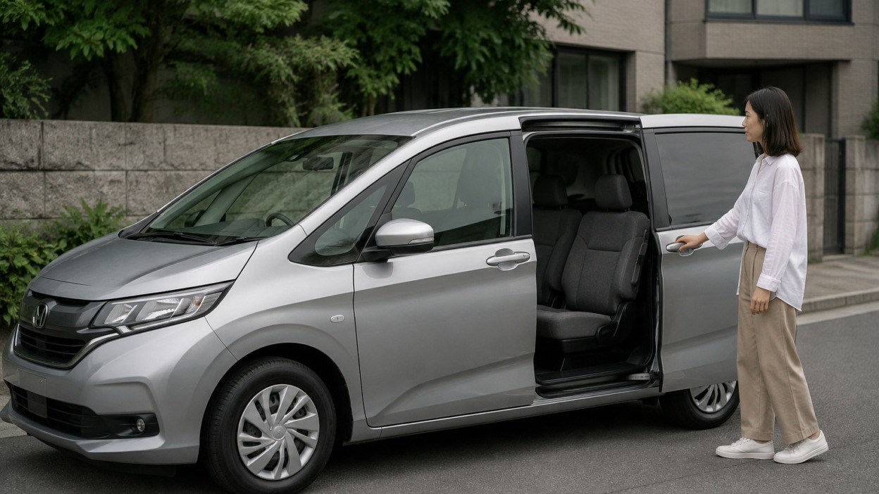 Honda Freed из Японии: семь мест в компактном минивэне